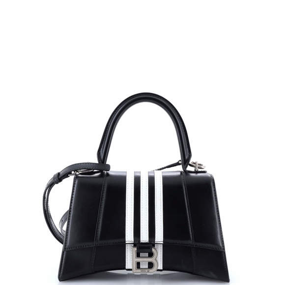 Balenciaga Small x adidas Hourglass Top Handle Bag Leather - Picture 1 of 5